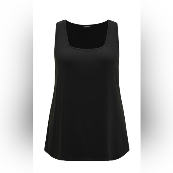 BloomChic Plus Size 2XL Supersoft Essentials Plain Square Neck Skinny Tank Top - Picture 5 of 7